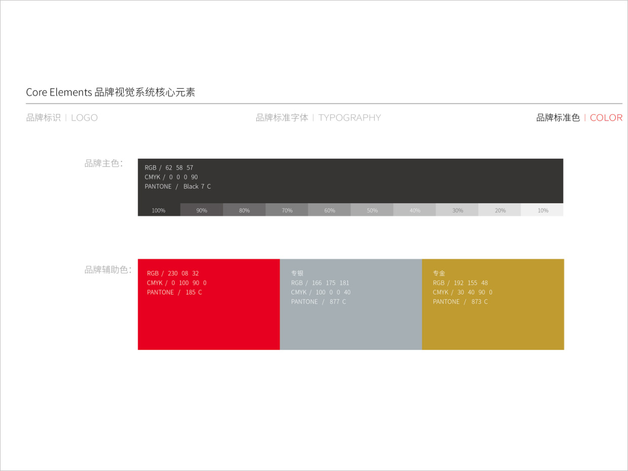奇瑞汽车品牌形象升级vi设计之品牌标准色辅助色 奇瑞汽车品牌形象升级vi设计之品牌标准色辅助色
